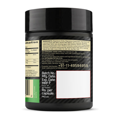 Optimum Nutrition (ON) Zinc Magnesium Aspartate (ZMA) - 60 Capsules, Mu- image 3