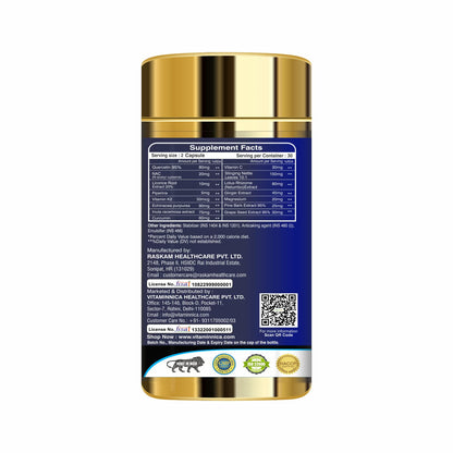 Vitaminnica Biotin + Vita Breathe Combo – 120 Capsules