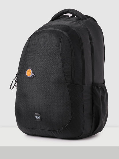 Wiki Stylish Unisex Backpack 5 Durable & Lightweight backpack for Men & Women | Backpack for Office, Gym, Travel (46.5 Litre, Black)