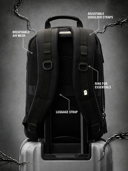 The Souled Store Venom: Lethal Backpacks | High-Performance Urban Tech Bag | Water-Resistant Multi-Pocket Laptop Rucksack for Men & Women | Durable & Stylish Travel Backpack
