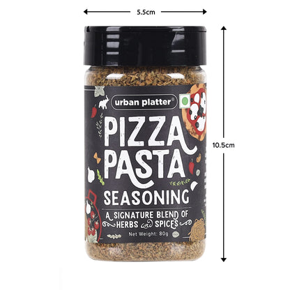 Urban Platter Pizza Pasta Seasoning, 80g (Signature Italian-Style Seasoning | Multipurpose Herb & Spice Blend | MSG-Free)