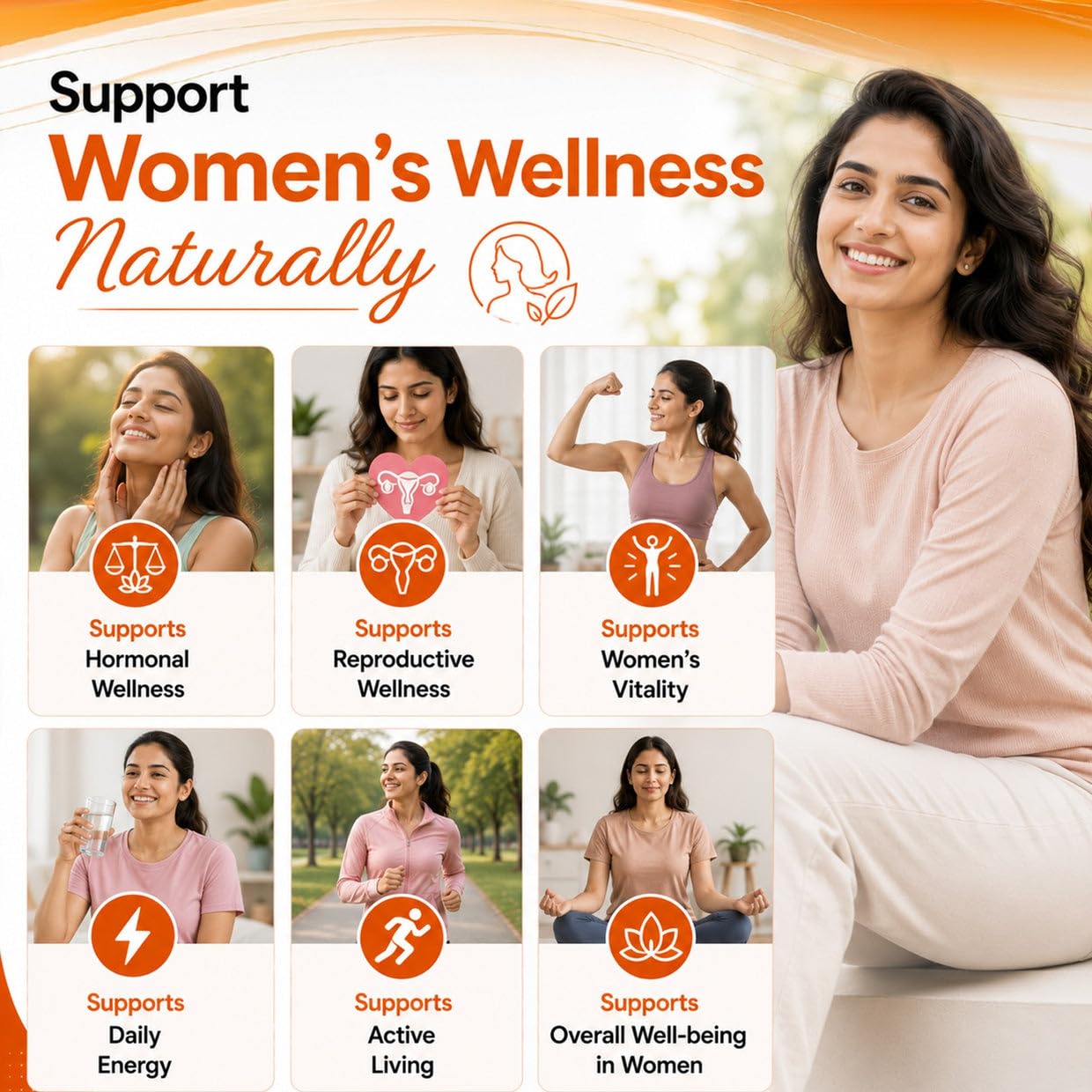 Naribalya Women Wellness Vegan Capsules (60) | Ayurvedic Supplement for Hormonal Balance, Energy, PCOS Support & Overall Female Health