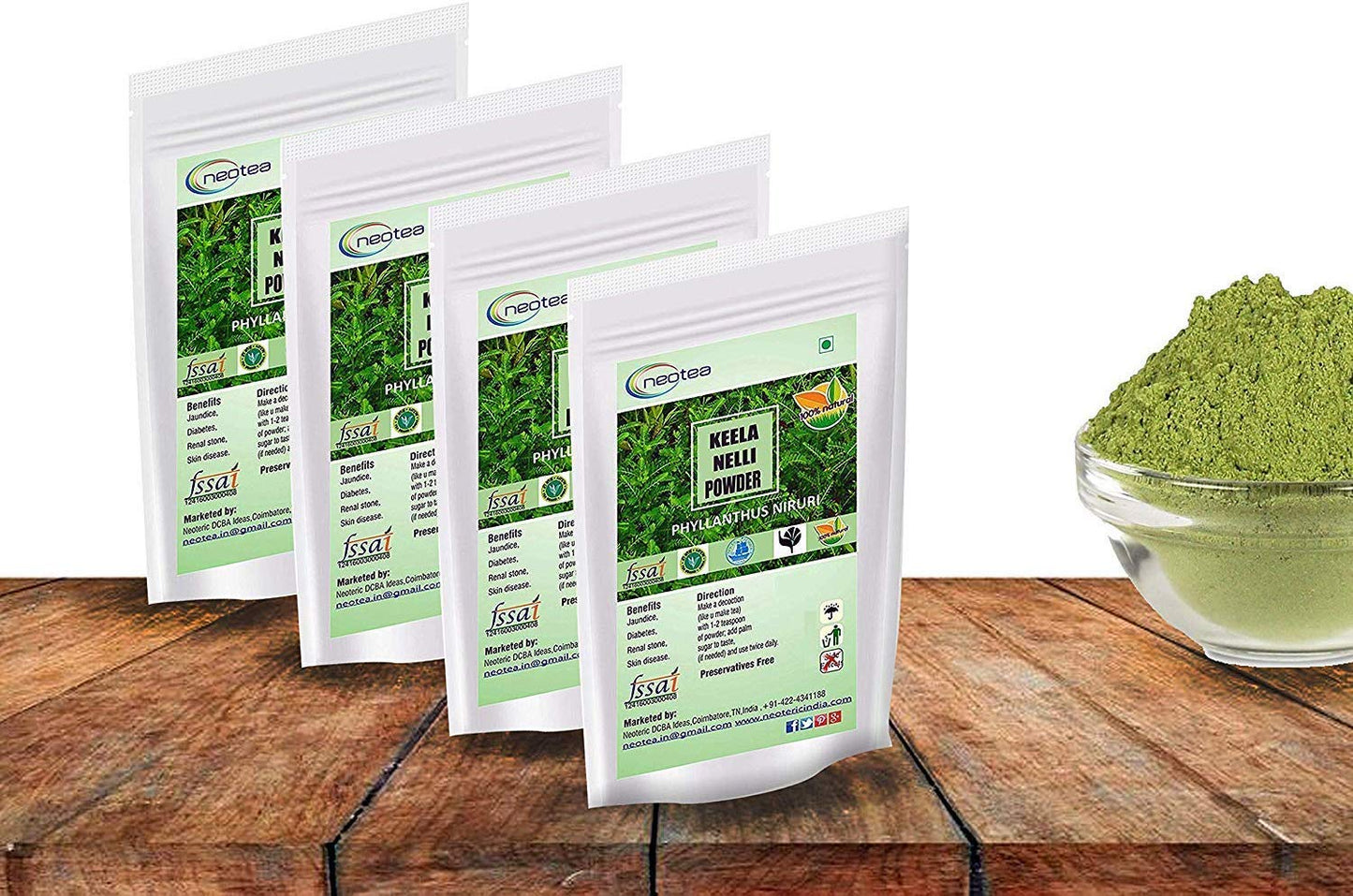 Neotea Keelanelli Powder | Bhumyamalaki | Phyllanthus Niruri | 300 GM |- image 3