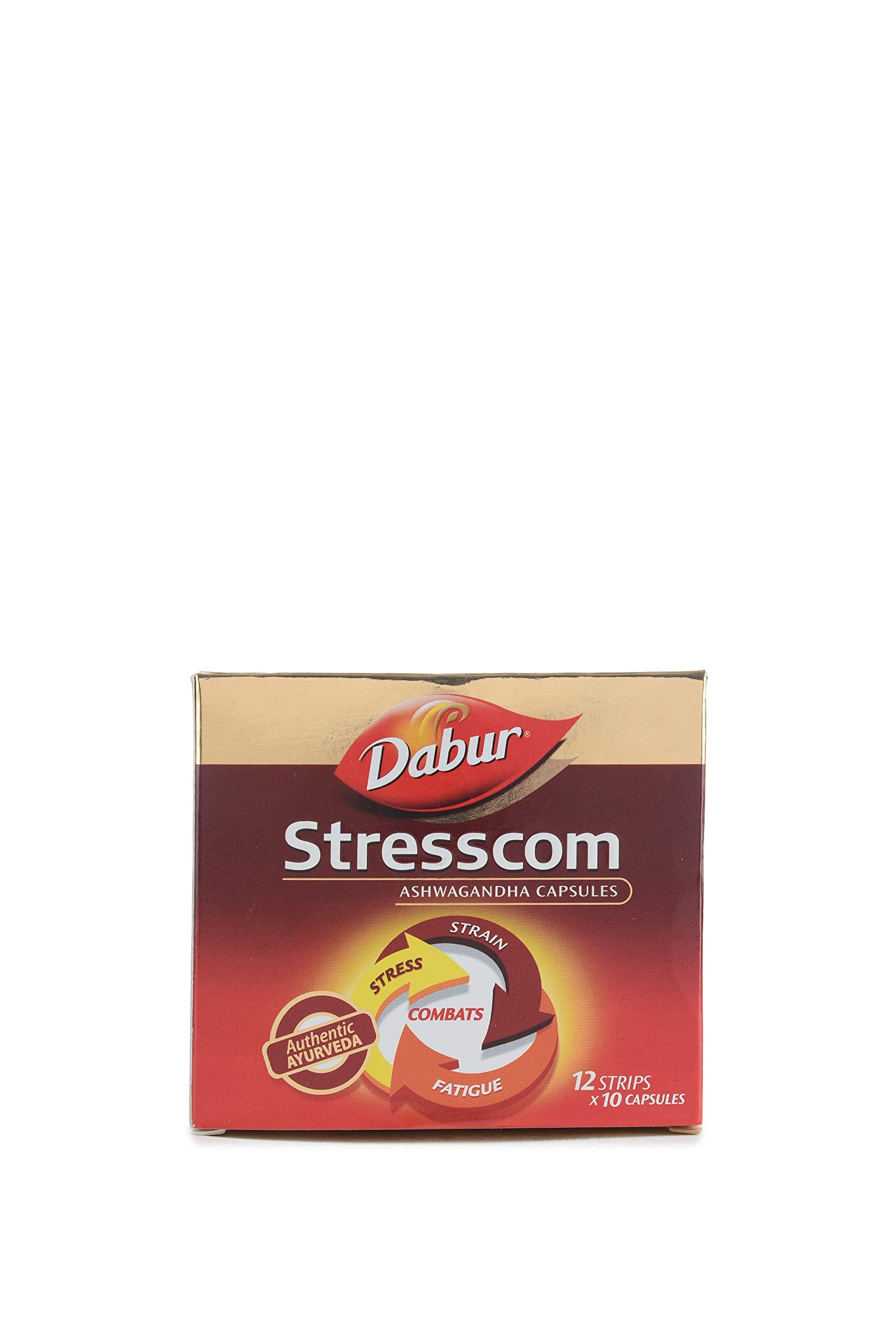 Dabur Stresscom Ashwagandha - 120 Caps (10 Caps X 12 Strips)- image 3