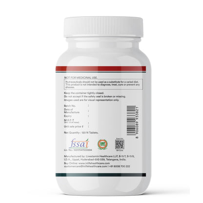 INLIFE Multivitamin Tablets for Men | Enriched with Zinc, Vitamin C, Vitamin D3, and Essential Minerals | 120 Tablets