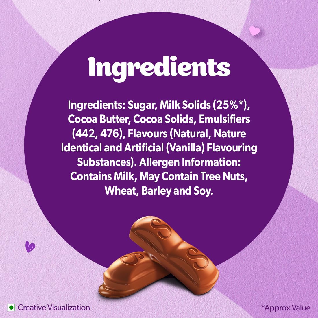 Cadbury Dairy Milk Silk Mini Treats Chocolate Bar, 135 g