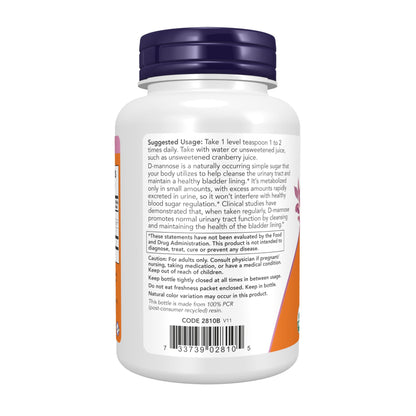 Now Foods, D-Mannose Powder, 3 oz (85 g)- image 7