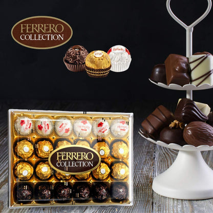 Ferrero Collection T24 Chocolate, Imported Chocolates, Ideal For Gifting, Birthday Gift, Croquante Nut, Chocolate Collection, Variety Packs Available,(269.4 Gm)