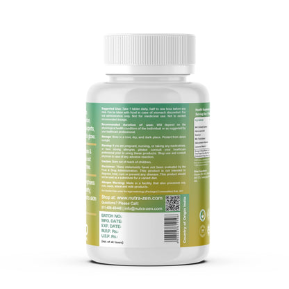 Nutrazen Glutathione Booster - 30 Tablets | Skin Brightening, Anti-Oxidant