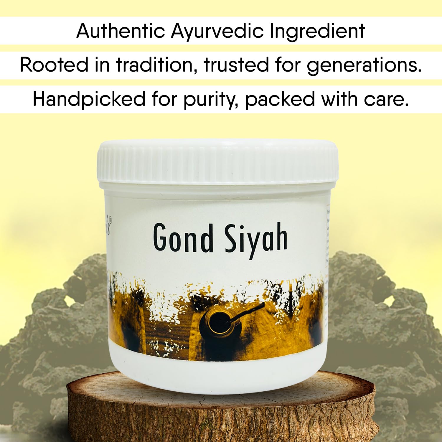 Hakim Suleman's Gond Siyah - 100 Gm, Raw- image 6