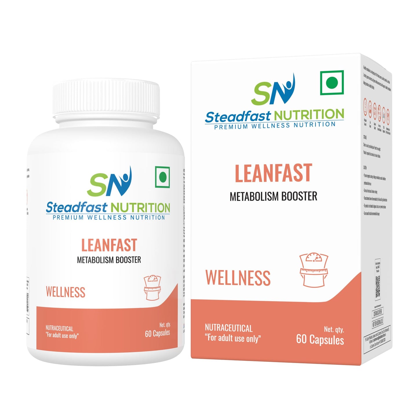 Steadfast Nutrition Leanfast Fat Burners Metabolism Booster Weight Loss Supplements (60 Capsules)