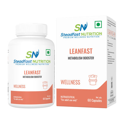 Steadfast Nutrition Leanfast Fat Burners Metabolism Booster Weight Loss Supplements (60 Capsules)