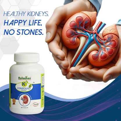 K+ Compound Capsule by Rajasthan Aushdhalaya for | Healthy Kidneys | 60- image 6
