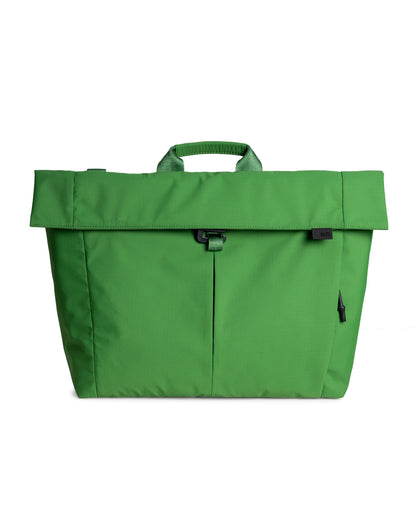 DailyObjects Pivot Messenger Bag (13L) for Men and Women|Fits 13/14" Laptop/Macbook Pro/Air|Lightweight|Water Resistant|Stylish Crossbody|Office/Daily Use/Travel|Multi Pocket|Adjustable Strap (Green)