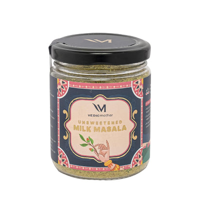 Vedic Mother Homemade Milk Masala 100gm | Premium Homemade With Real Dry Fruits and Saffron | Packed With Vitamins and Nutrients That Our Body Needs | 100% Natural Ayurvedic Touch