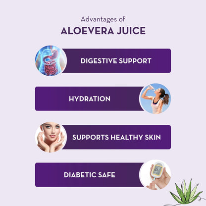 Baidyanath Aloe Vera juice with Pulp, All Natural tonic for Immunity, Better digestion and Glowing Skin, 1000 ml