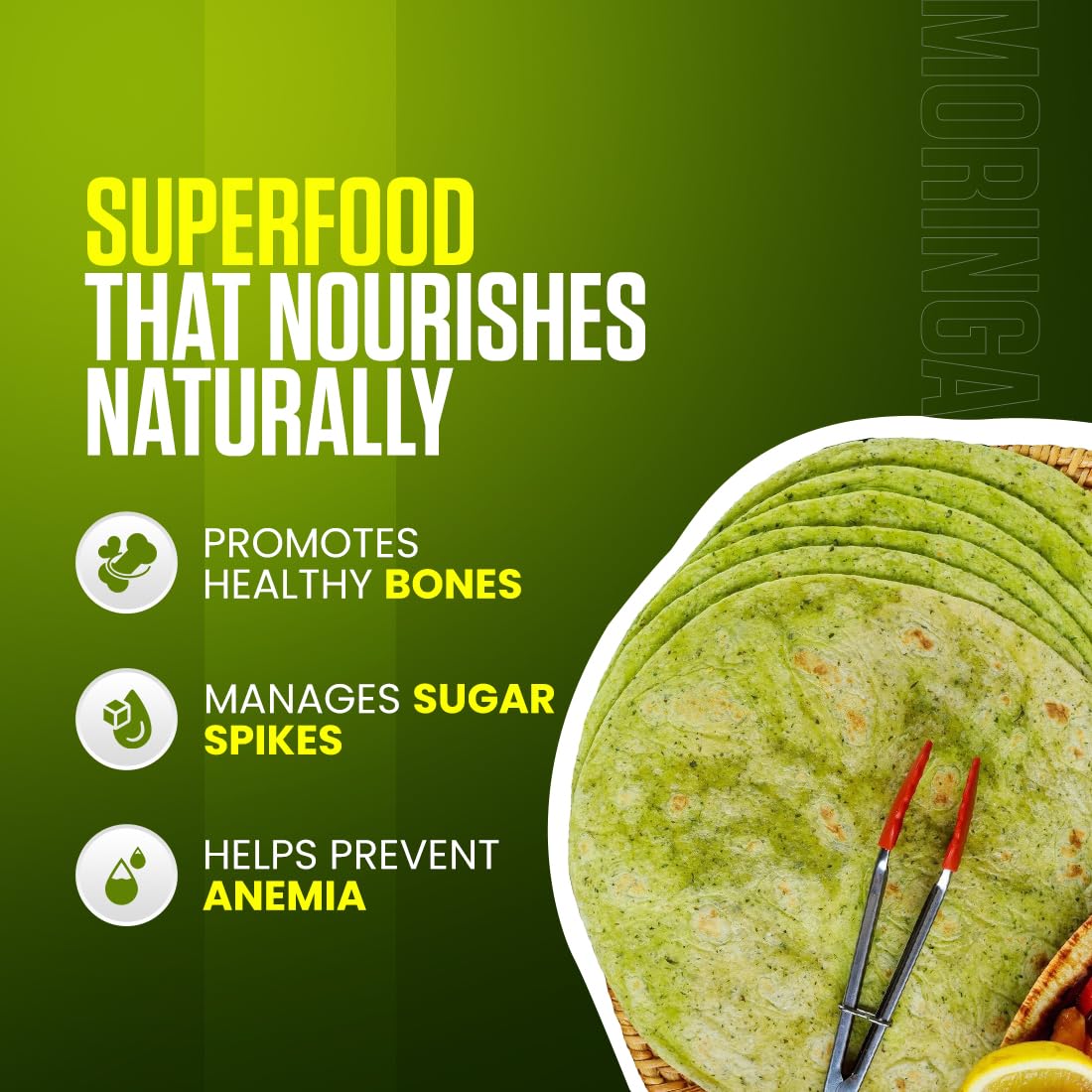 Nature Sure Moringa Leaf Powder 200g, Atta Mix Superfood, Moringa Powde- image 7