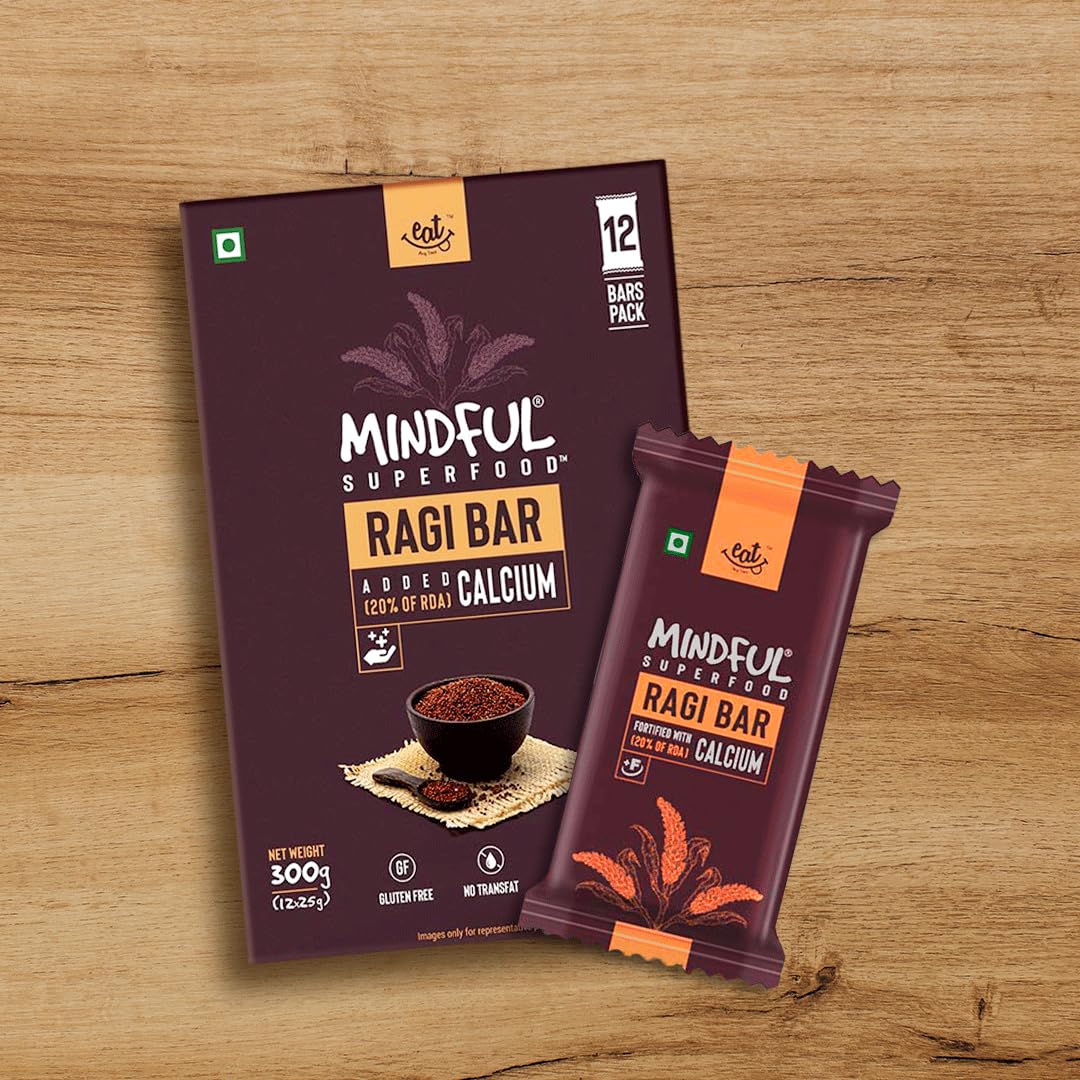Eat Anytime Mindful Healthy Energy Ragi Bar | Gluten Free & High Fiber- image 9