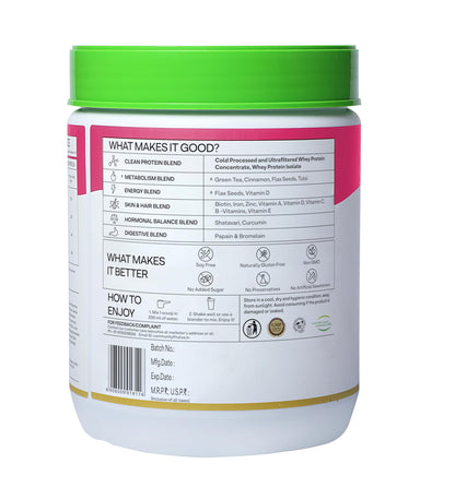 OZiva Protein & Herbs for Women (Cafe Mocha) I Manage Weight, Energy &- image 2