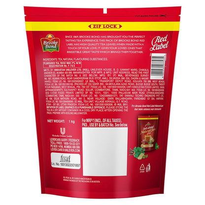 Red Label Tea 1 kg Pack, Strong Chai from the Best Chosen Leaves, Rich in Healthy Flavonoids - Premium Powdered Black Tea
