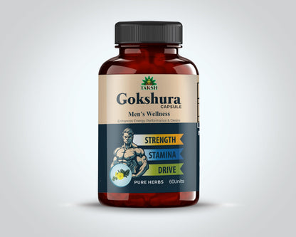 Taksh Gokshura Extract Capsule | Men's Wellness | Tribulus Terrestris | Enhances Immunity Boosting and Strength