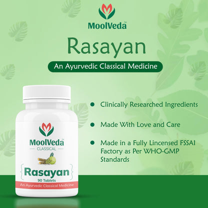 Moolveda Rasayan Tablets | 90 Veg Tablets | Pack of 1- image 5