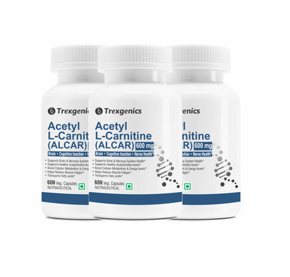 Trexgenics ACETYL-L CARNITINE (ALCAR) 600 mg Nervous System, Cognitive Function,