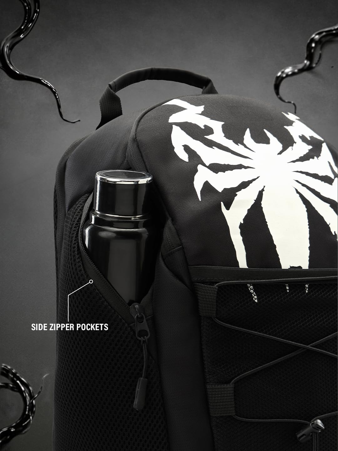 The Souled Store Venom: Lethal Backpacks | High-Performance Urban Tech Bag | Water-Resistant Multi-Pocket Laptop Rucksack for Men & Women | Durable & Stylish Travel Backpack