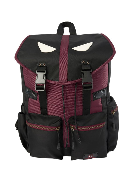 The Souled Store Official Deadpool: Ironic Backpack with Laptop Sleeve and Zipper Compartment