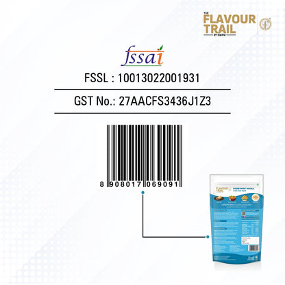 The Flavour Trail Pure & Natural Achari Gosht Masala | The Perfect Pickled Spice Mix for Mutton, Chicken & Lamb| No Additives |Steam-Sterilized|