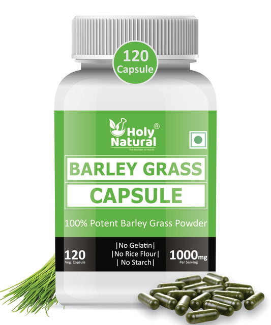 Holy Natural Barley Grass Capsule 120 Veggie Caps
