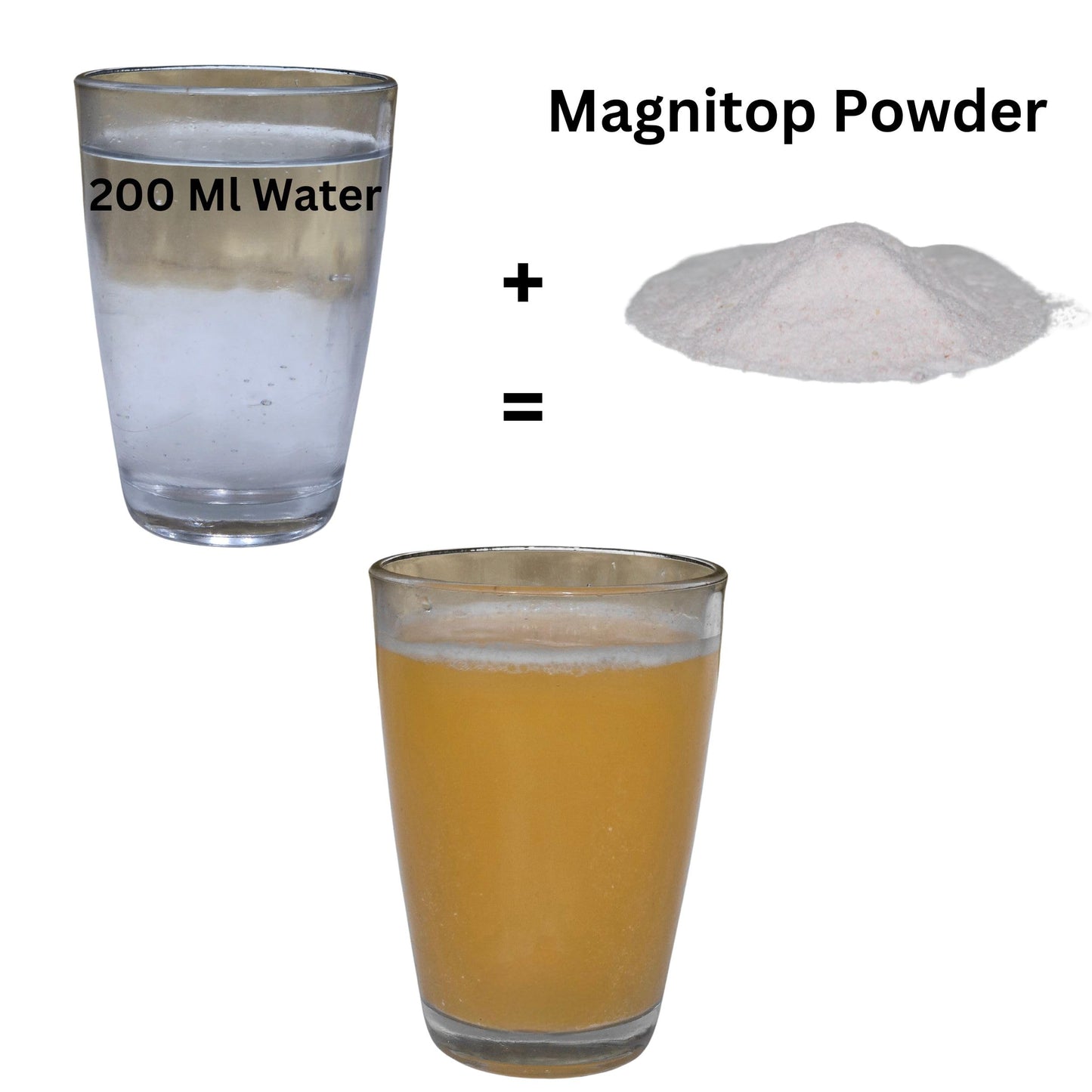 Magnitop Magnesium Health Supplement Bis-glycinate 340 mg Powder Pack of 30 Sachets Orange Flavour