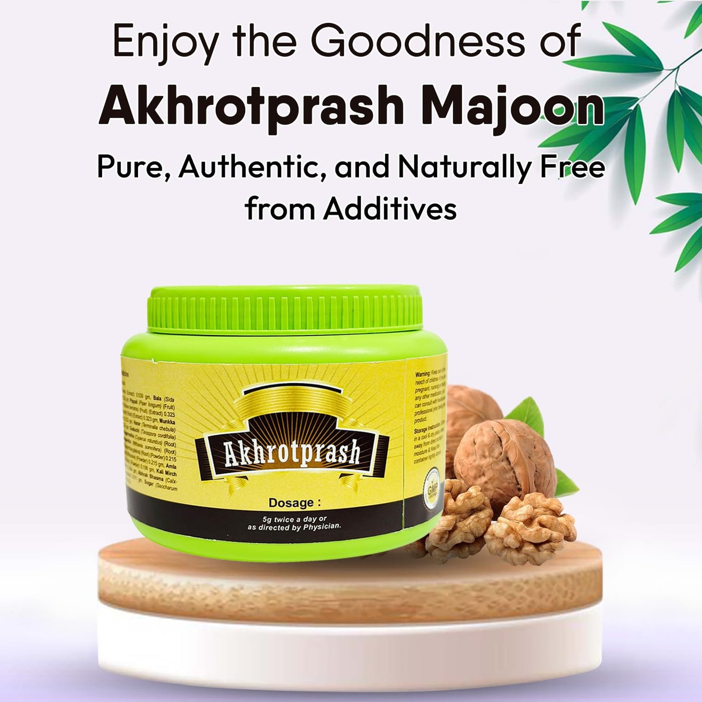 Hakim Suleman's Akhrotprash Majoon – 400g (Pack of 3)