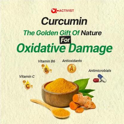Curcumin Oil for Higher Absorption, Boosts Immunity & Anti-Inflammation Promotes Joint Mobility & Skin Health N