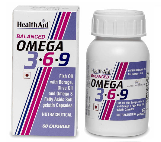HealthAid Omega 3.6.9 (Balanced) - 240 Capsules