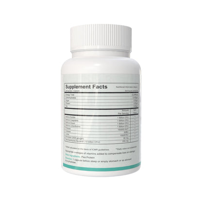 Autoimmunity Care: IBS Care 3-in-1 Gut Health Supplement | Probiotics + Digestive Enzymes | Supports Healthy Digestion, Bloating, Gas & Bowel Regularity | 60 Capsules for Men & Women