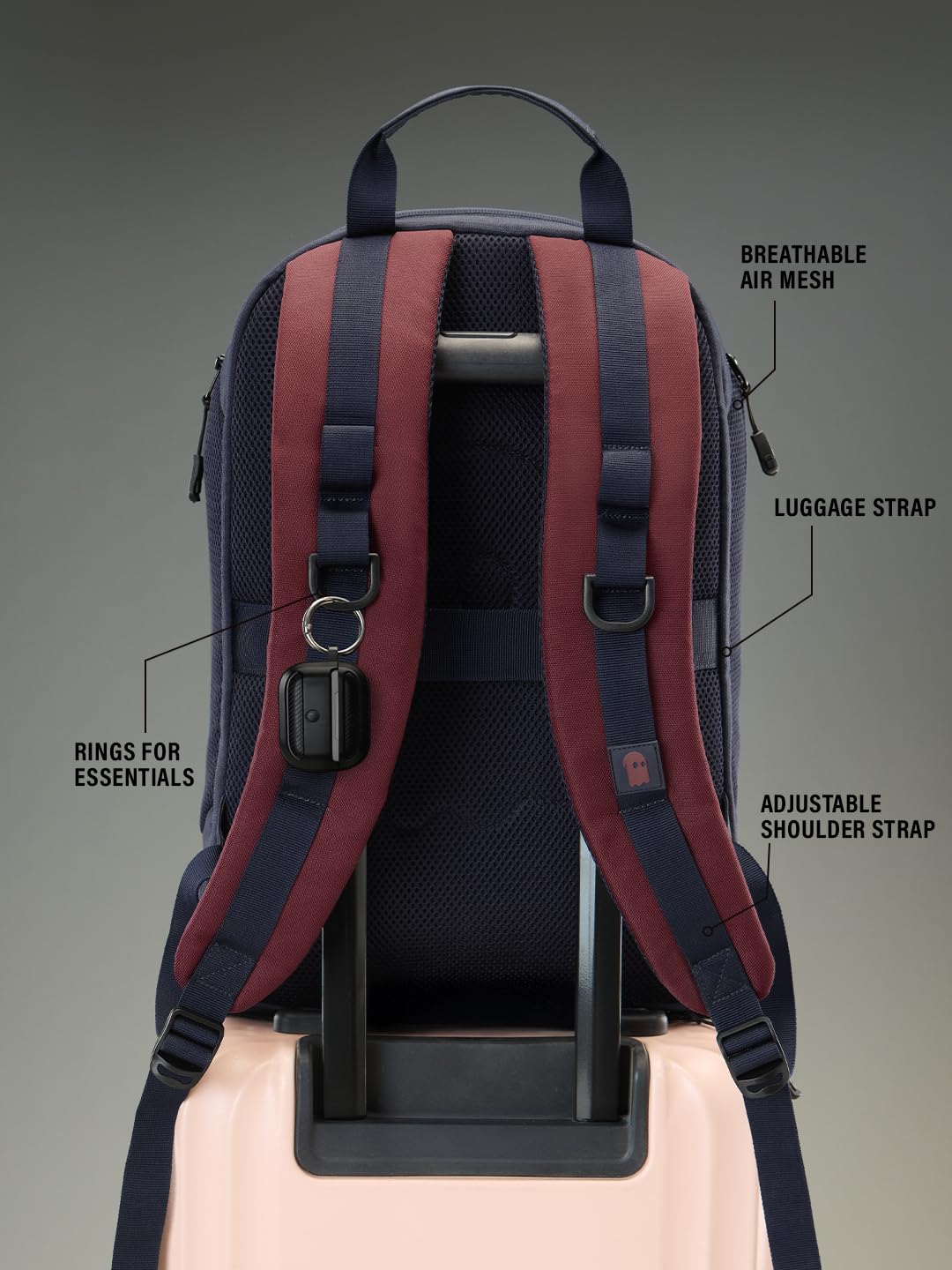 The Souled Store Spider-Man Classic Suit 24L Laptop Backpack for Men Women | Marvel Superhero School Travel Casual Daypack with Laptop Compartment Stylish Streetwear Bag