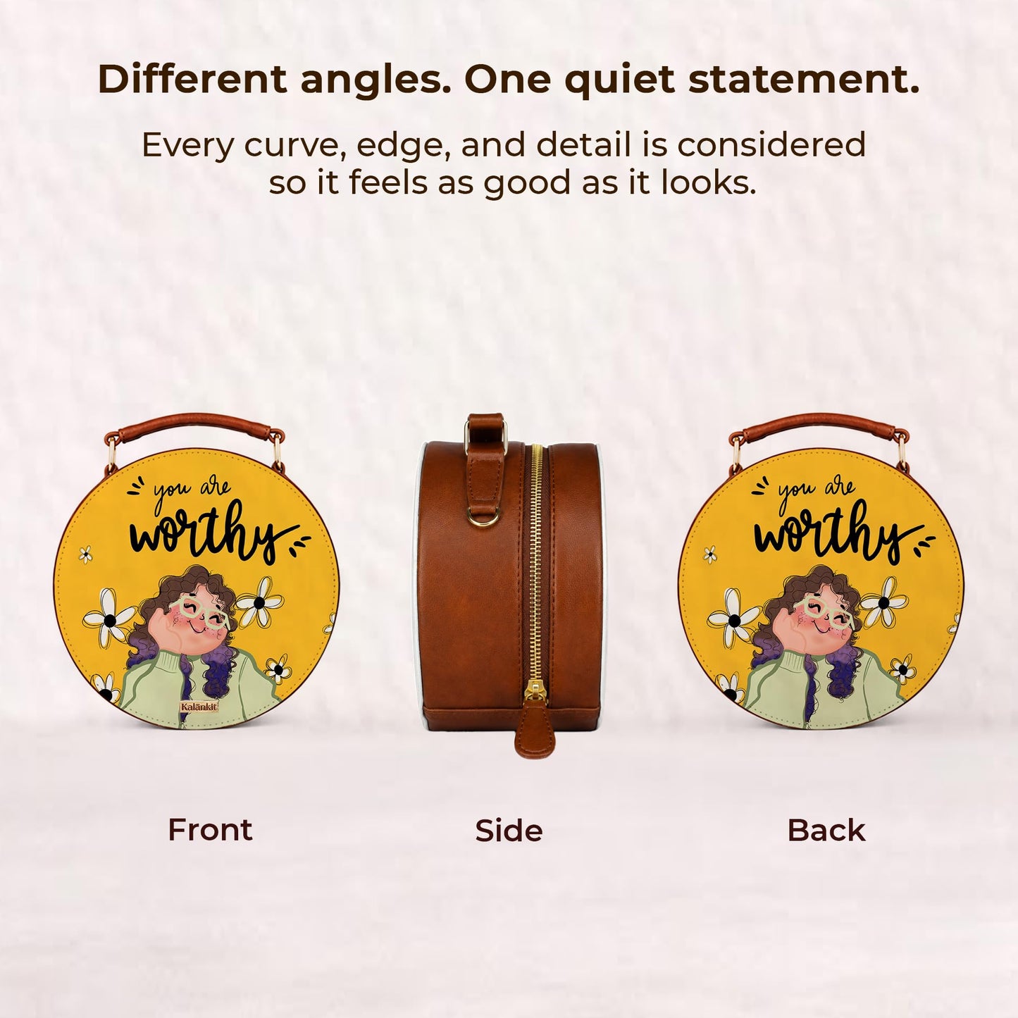Kalankit Rakhi Gift For Sister | Side Sling Purse For Girls, Sling Bag For Women, Travel Crossbody Bags, Stylish Cross Sling Bags for Woman | Rakshabandhan Gift, Gifts For Sister On Rakhi