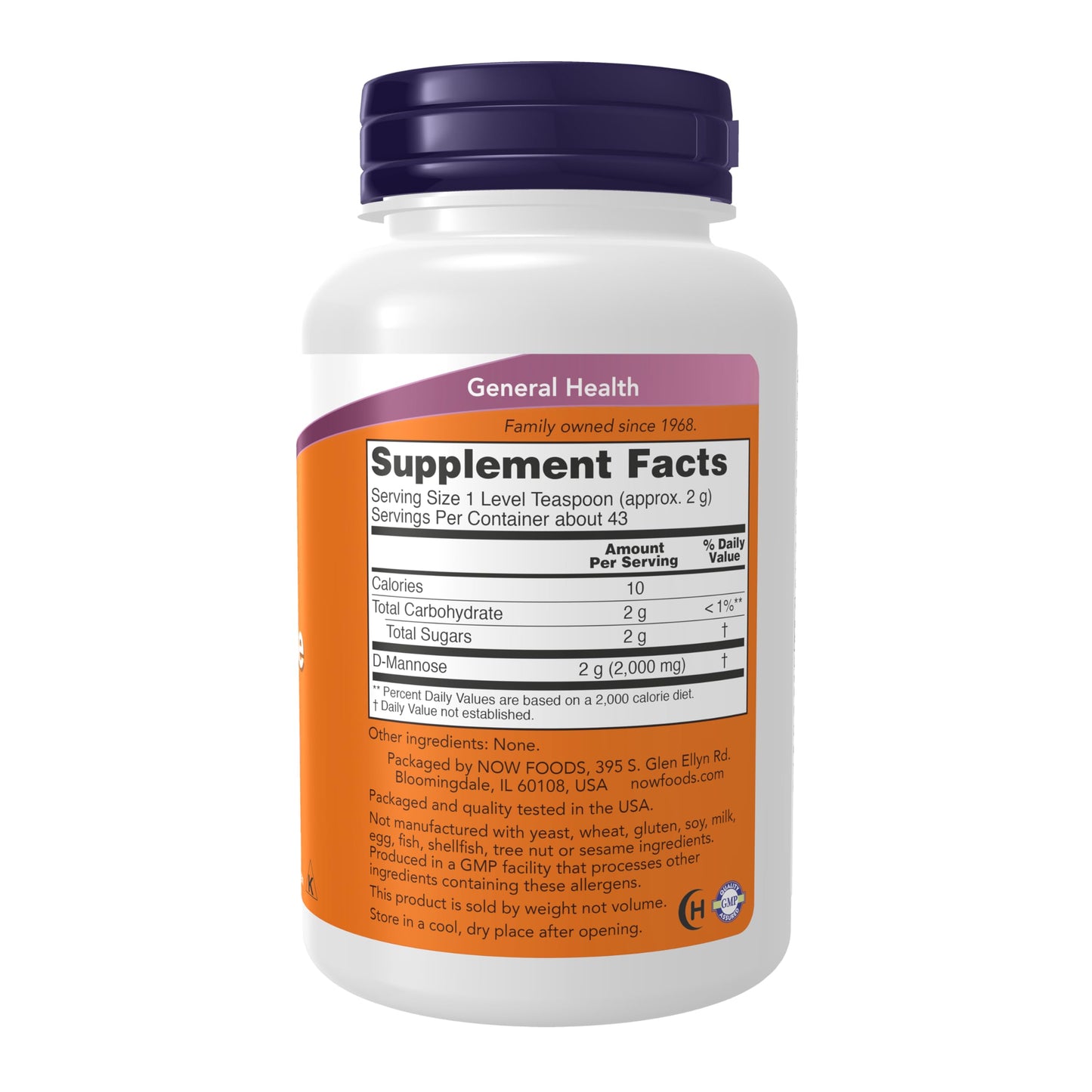 Now Foods, D-Mannose Powder, 3 oz (85 g)