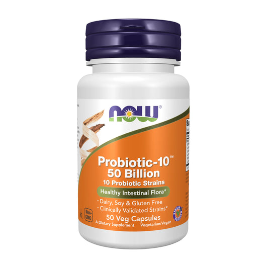 Now Foods Probiotic-10-Pack Of 50 Veg Capsules