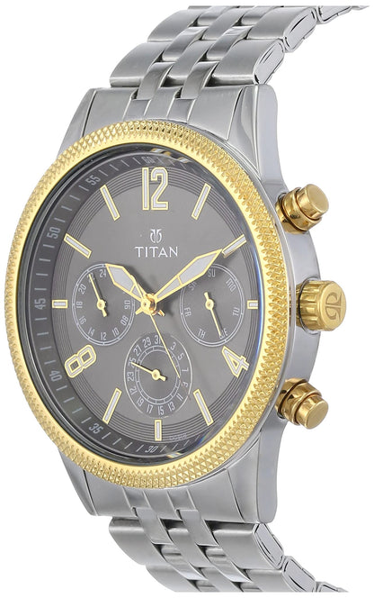 Titan Neo Analog Grey Dial Men's Watch-NM1734BM01 / NL1734BM01/NP1734BM01