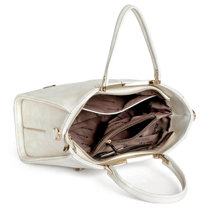 EXOTIC Solid Color Hand and Sling Bag | Fasnable Bag | Shoulder Bag | Crossbody and sling Bag (White)