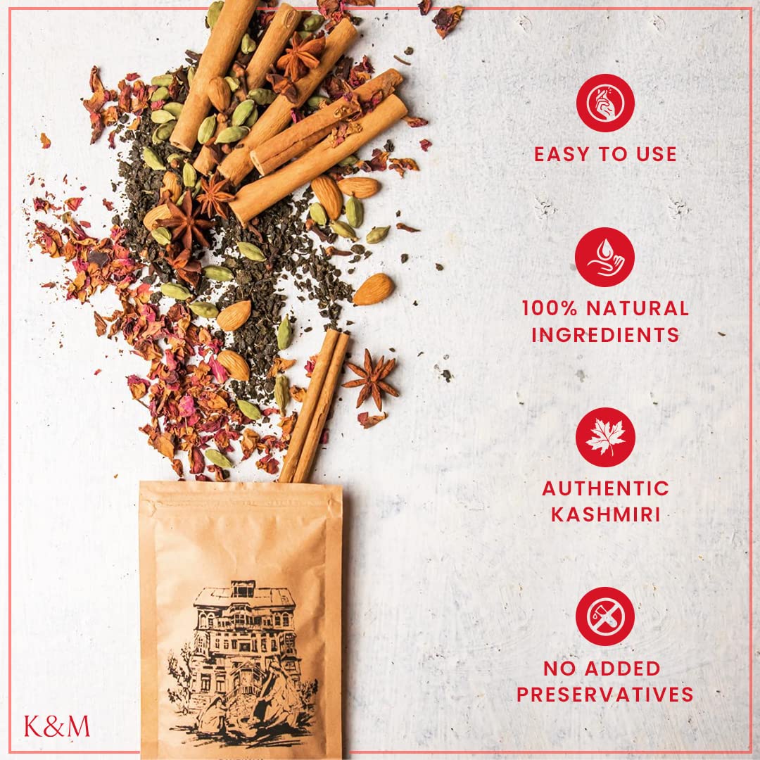 KANZ & MUHUL Ready To Use & Easy To Cook Instant Kashmiri Roganjosh Spice Mix, 80gms, 1 Pack