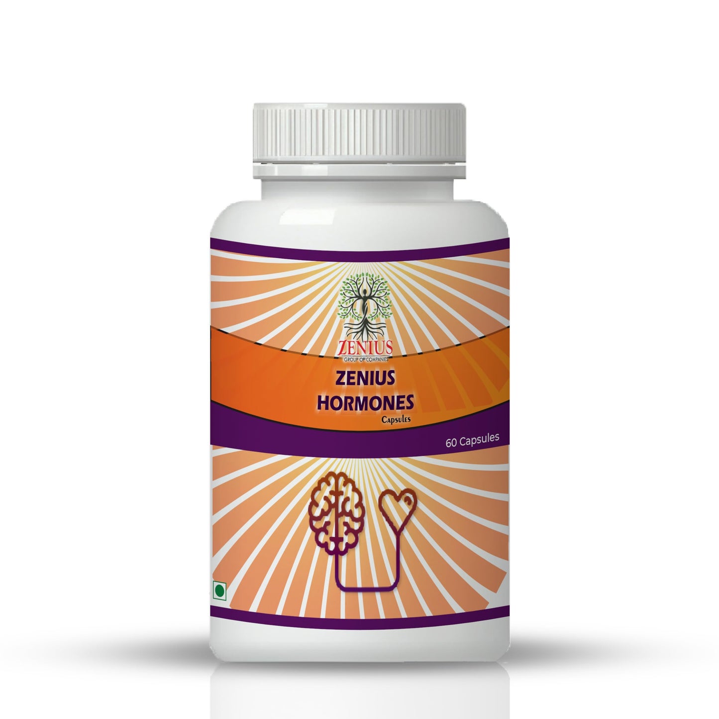 Zenius India - Ayurveda Hormone Growth Capsule for Men's Health Supplement | Better Count, power and Strength | 60 Veg Capsule