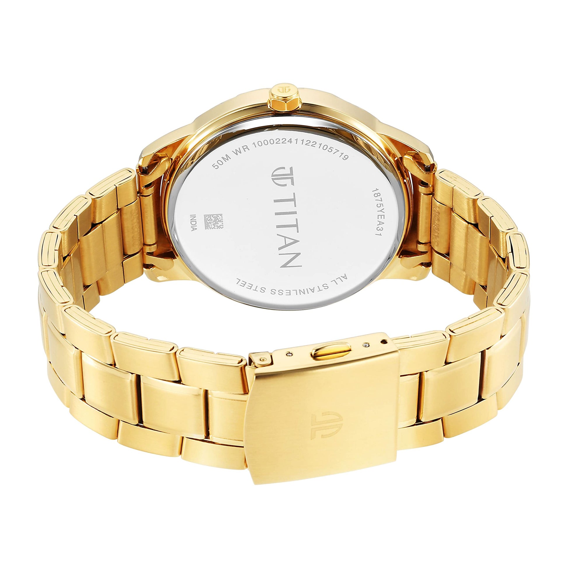 Titan Regalia Opulent Blue Dial Analog with Day and Date Metal Strap Wa- image 3