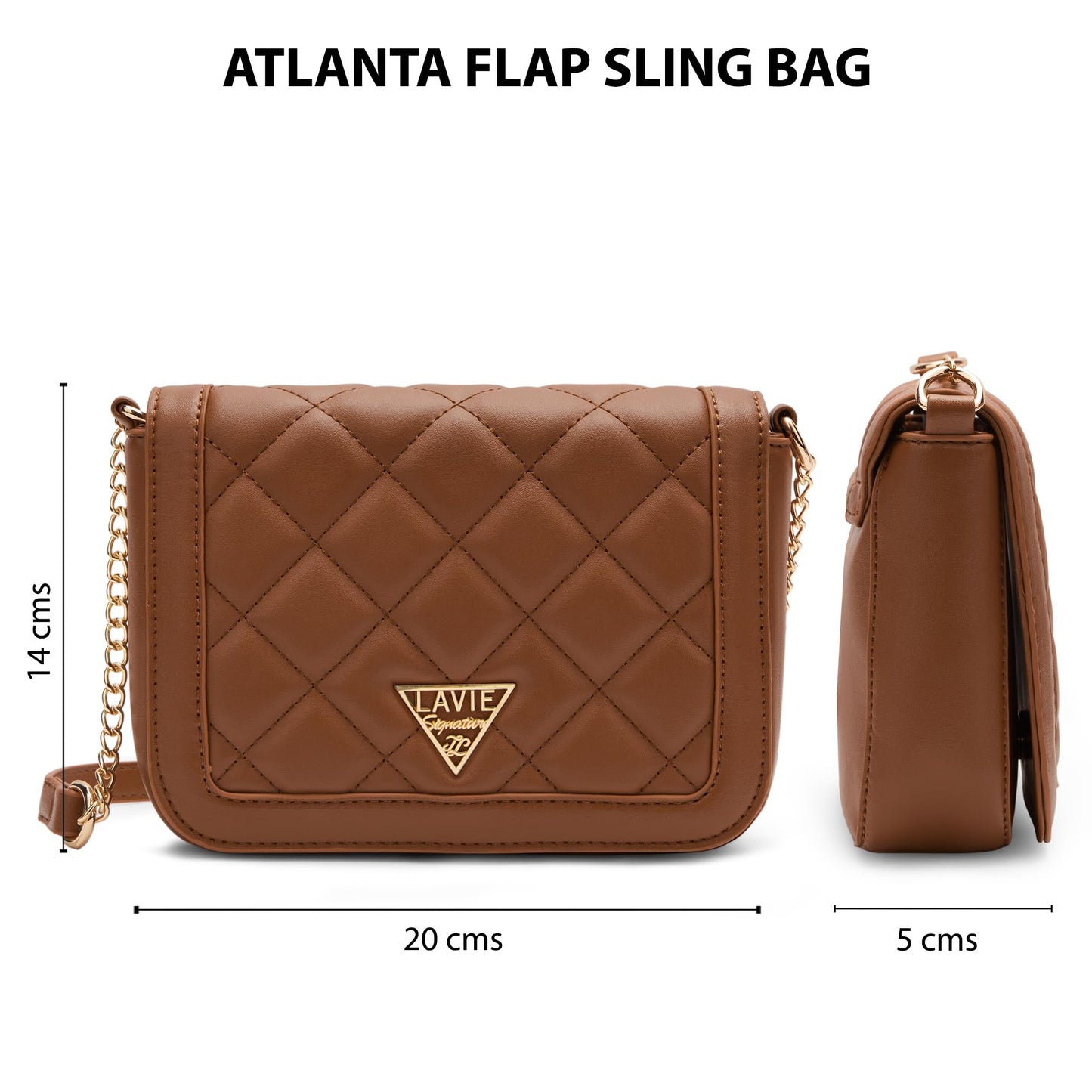 Lavie Signature Atlanta Woman's Crossbody Sling Bag | Ladies Purse Handbag | Gift for Women
