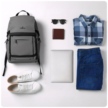 THE CLOWNFISH Trek Series Laptop Bag | 18 Inch Travel Laptop Backpack F- image 3