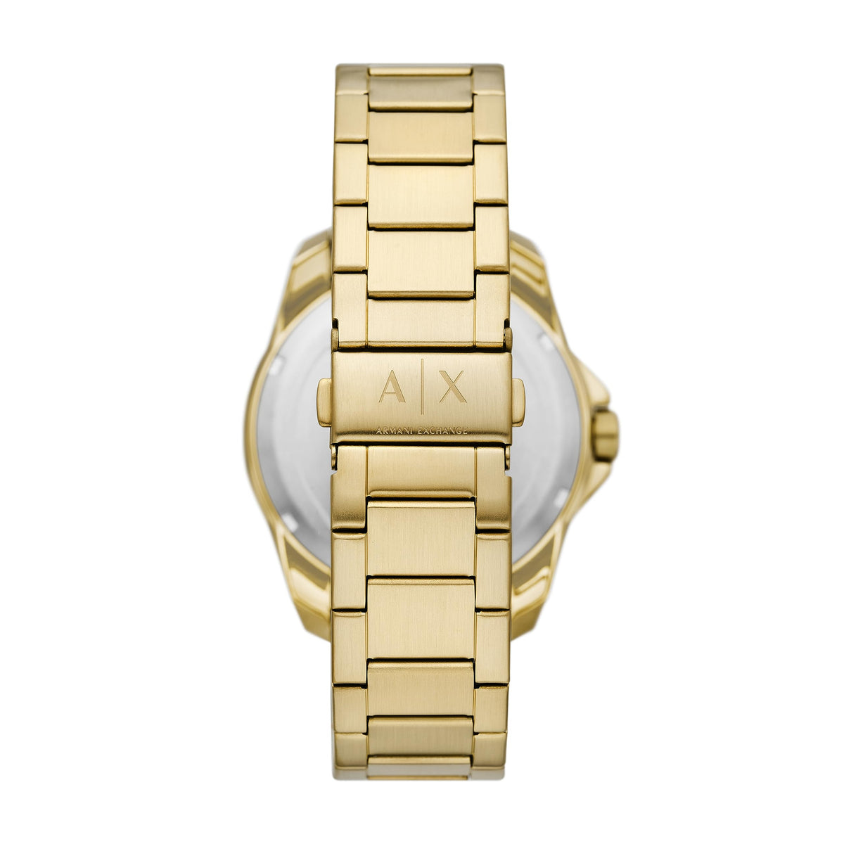 Armani Exchange Analog Green Dial Men's Watch-AX1951 Stainless Steel, Gold Strap
