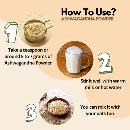 Trivang Organic Ashwagandha Powder (227 GRAM) -Withania Somnifera from- image 6