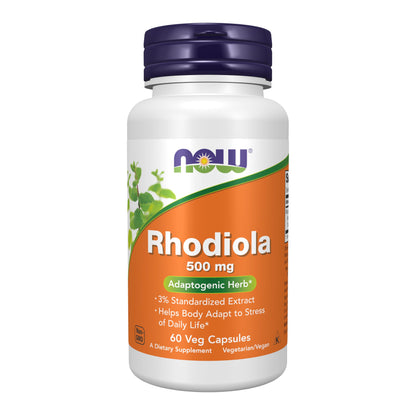Now Foods Rhodiola, 500 Mg, 60 Vcaps